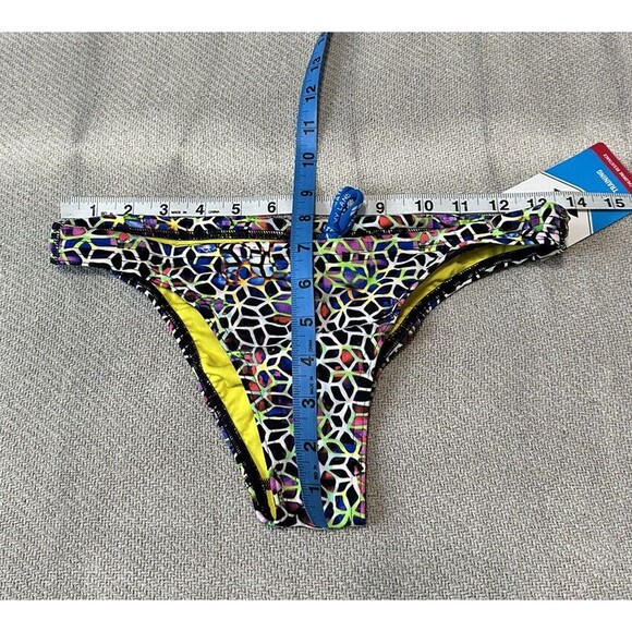 Arena Max Life Geometric Multicolor Swim Bikini Bottoms Size Medium NWT $78 - Picture 7 of 7